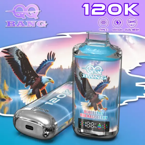 QQ Bang 120K Puffs Crystal Tani Jednorazowy E Papieros 120000 Darmowa Wysyłka
