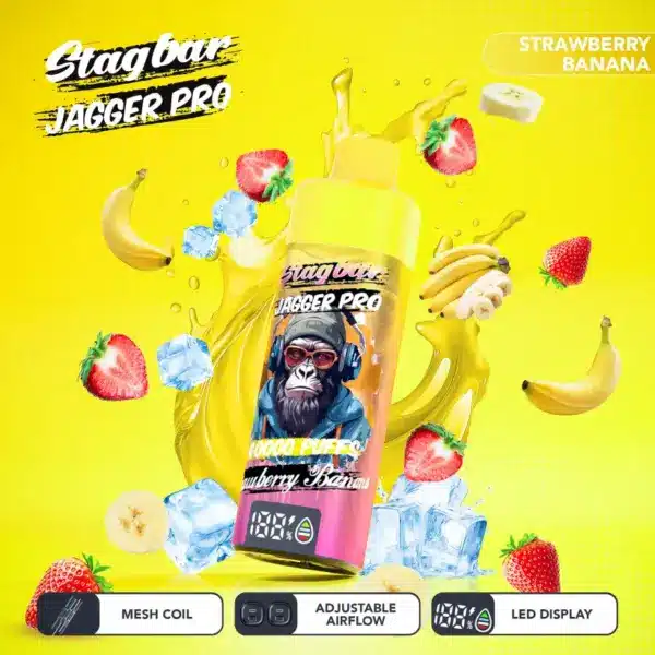 Stagbar Jagger Pro 40K Puffs 40000 Jednorazowy E Papieros Hurt Magazyn UE