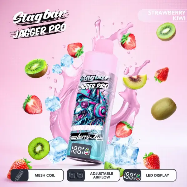 Stagbar Jagger Pro 40K Puffs 40000 Jednorazowy E Papieros Hurt Magazyn UE