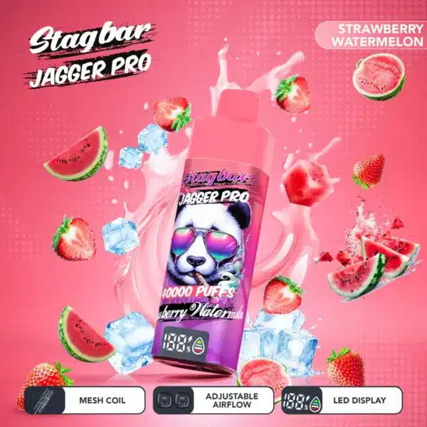 Stagbar Jagger Pro 40K Puffs 40000 Jednorazowy E Papieros Hurt Magazyn UE