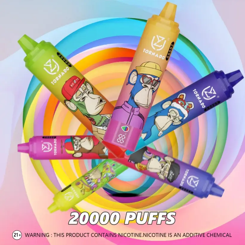 UZY Tornado 20000 Puffs Vape Jednorazowy Hurt Magazyn UE 4 UZY Tornado 20000 Puffs Vape Jednorazowy Hurt Magazyn UE