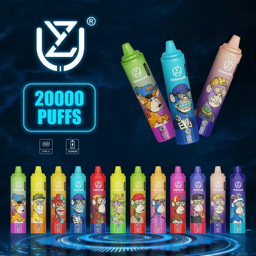 UZY Tornado 20000 Puffs Vape Jednorazowy Hurt Magazyn UE 3 UZY Tornado 20000 Puffs Vape Jednorazowy Hurt Magazyn UE