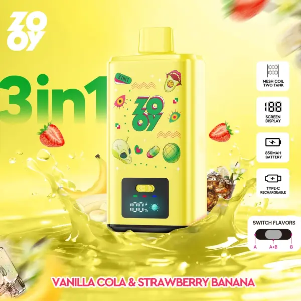 Zooy 150K Puffs 150000 Potrójne Smaki Jednorazowy Vape 3 W 1 Hurtownia Magazyn UE 13 Zooy 150K Puffs 150000 Potrójne Smaki Jednorazowy Vape 3 W 1 Hurtownia Magazyn UE