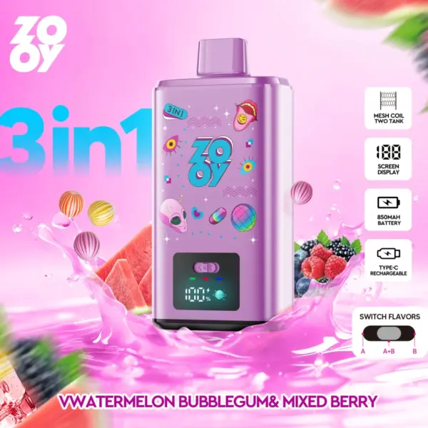 Zooy 150K Puffs 150000 Potrójne Smaki Jednorazowy Vape 3 W 1 Hurtownia Magazyn UE 12 Zooy 150K Puffs 150000 Potrójne Smaki Jednorazowy Vape 3 W 1 Hurtownia Magazyn UE