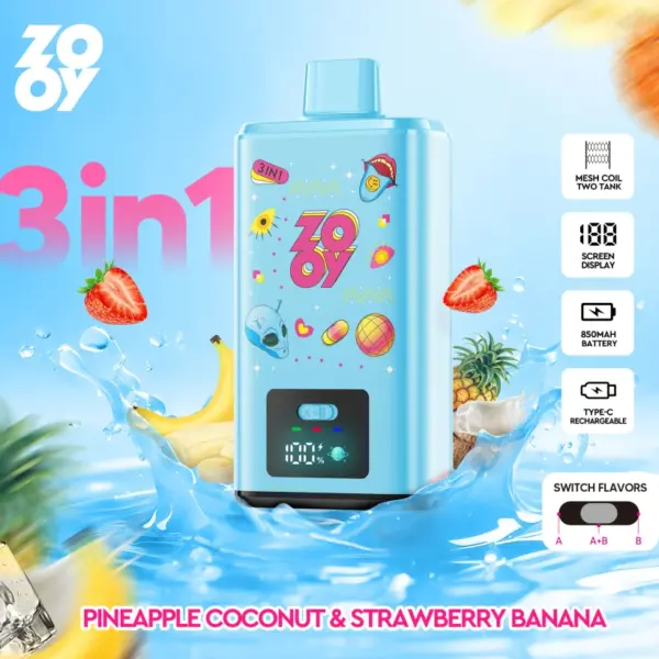 Zooy 150K Puffs 150000 Potrójne Smaki Jednorazowy Vape 3 W 1 Hurtownia Magazyn UE 11 Zooy 150K Puffs 150000 Potrójne Smaki Jednorazowy Vape 3 W 1 Hurtownia Magazyn UE