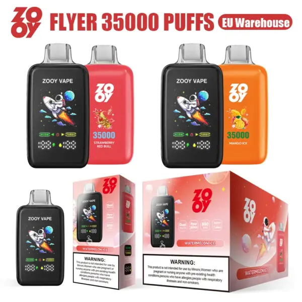 ZOOY FLYER 35K Puffs 35000 Vape Jednorazowy Hurt Magazyn UE