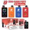 ZOOY ZERO 45K Puffs 45000 Kontrola Nikotyny I Ice Vape Jednorazowy Hurt Magazyn UE