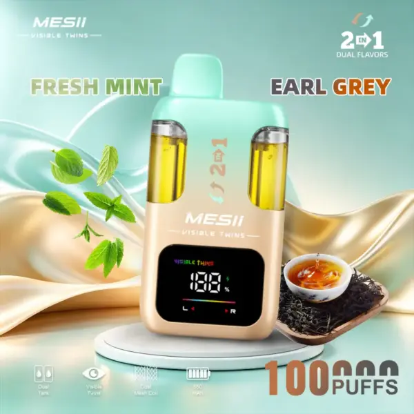 Mesii 100K Zaciągnięć Visible Twins Podwójne Smaki Crystal Jednorazowy Vape Darmowa Wysyłka 10 Mesii 100K Zaciągnięć Visible Twins Podwójne Smaki Crystal Jednorazowy Vape Darmowa Wysyłka