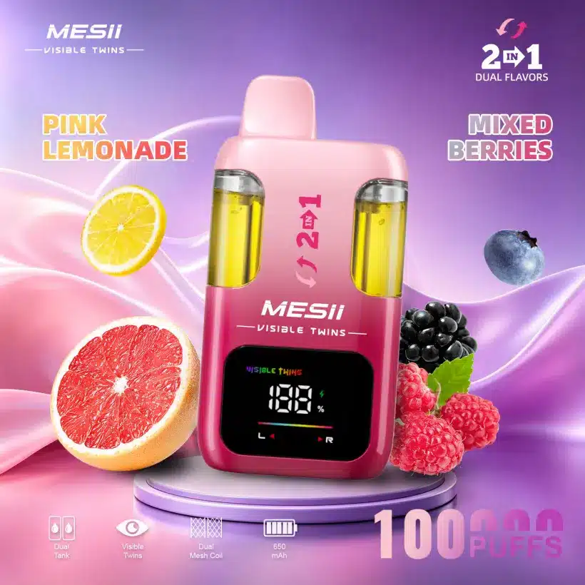 Mesii 100K Zaciągnięć Visible Twins Podwójne Smaki Crystal Jednorazowy Vape Darmowa Wysyłka 7 Mesii 100K Zaciągnięć Visible Twins Podwójne Smaki Crystal Jednorazowy Vape Darmowa Wysyłka
