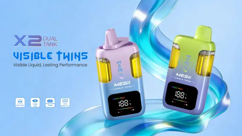 Mesii 100K Zaciągnięć Visible Twins Podwójne Smaki Crystal Jednorazowy Vape Darmowa Wysyłka 16 Mesii 100K Zaciągnięć Visible Twins Podwójne Smaki Crystal Jednorazowy Vape Darmowa Wysyłka