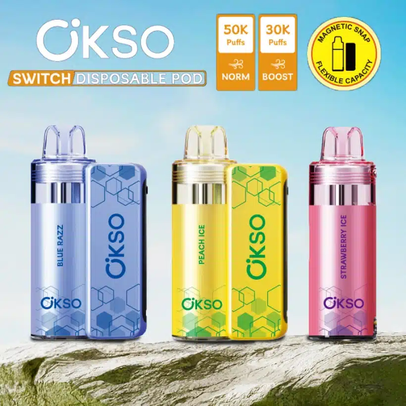 OKSO 50K Puffs 50000 Switch Kit Wyświetlacz UI Vape Jednorazowy Darmowa Wysyłka 1 OKSO 50K Puffs 50000 Switch Kit Wyświetlacz UI Vape Jednorazowy Darmowa Wysyłka