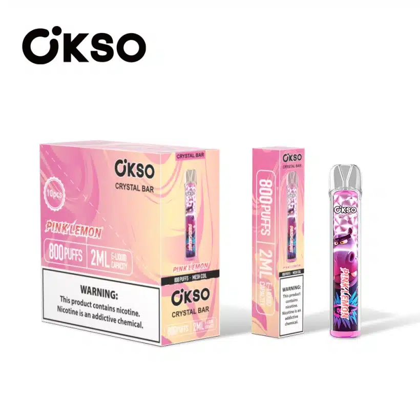 OKSO 800 Puffs Crystal Bar Vape Jednorazowy Tani Hurt Z 2ml E Liquid 3 OKSO 800 Puffs Crystal Bar Vape Jednorazowy Tani Hurt Z 2ml E Liquid