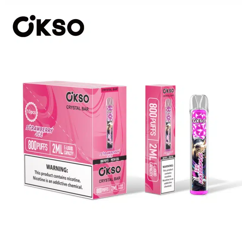 OKSO 800 Puffs Crystal Bar Vape Jednorazowy Tani Hurt Z 2ml E Liquid 2 OKSO 800 Puffs Crystal Bar Vape Jednorazowy Tani Hurt Z 2ml E Liquid