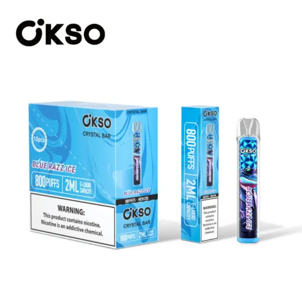 OKSO 800 Puffs Crystal Bar Vape Jednorazowy Tani Hurt Z 2ml E Liquid 15 OKSO 800 Puffs Crystal Bar Vape Jednorazowy Tani Hurt Z 2ml E Liquid