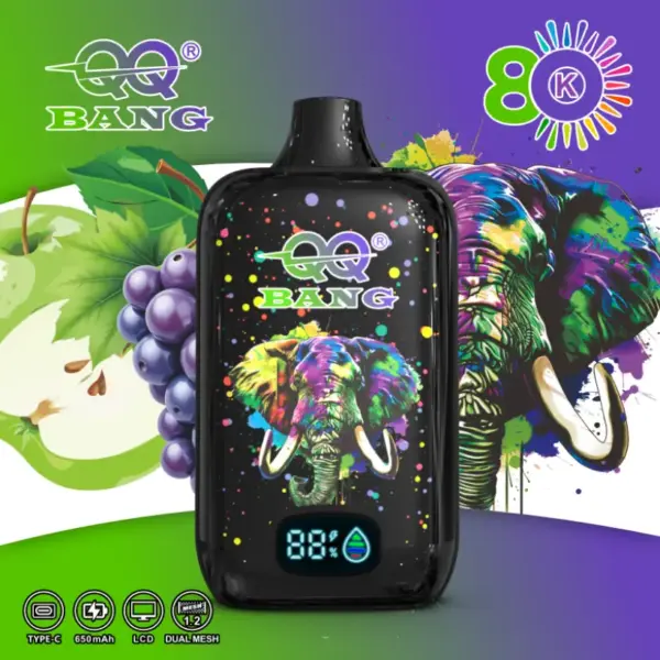 QQ Bang 80000 Zaciągnięć 80K Akumulatorowy Jednorazowy Vape Pen Darmowa Wysyłka 8 QQ Bang 80000 Zaciągnięć 80K Akumulatorowy Jednorazowy Vape Pen Darmowa Wysyłka