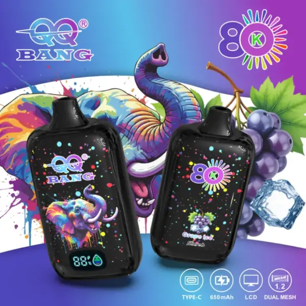 QQ Bang 80000 Zaciągnięć 80K Akumulatorowy Jednorazowy Vape Pen Darmowa Wysyłka 13 QQ Bang 80000 Puff 80K Ricaricabile Usa E Getta Vape Pen Spedizione Gratuita