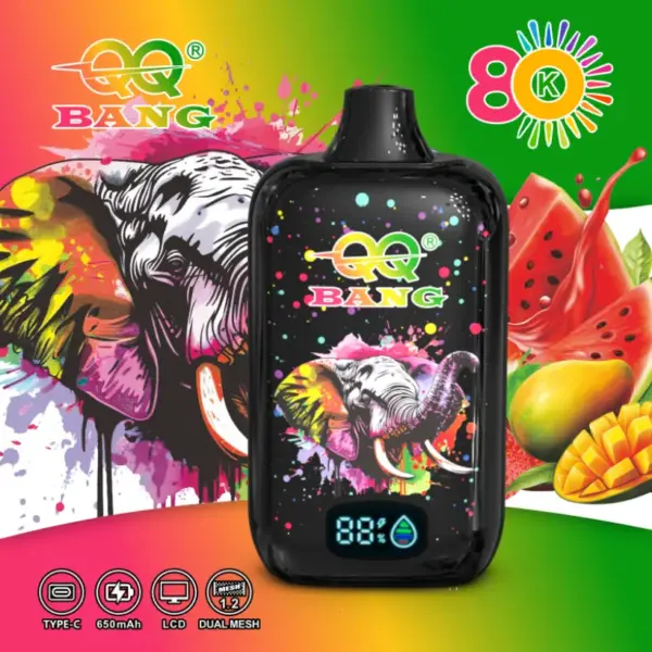 QQ Bang 80000 Zaciągnięć 80K Akumulatorowy Jednorazowy Vape Pen Darmowa Wysyłka 11 QQ Bang 80000 Puff 80K Ricaricabile Usa E Getta Vape Pen Spedizione Gratuita
