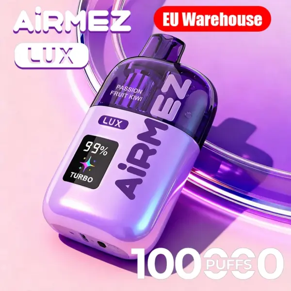 Airmez Lux 100K Zaciągnięć Crystal Jednorazowy Vape Magazyn UE Dostawa W 3-7 Dni