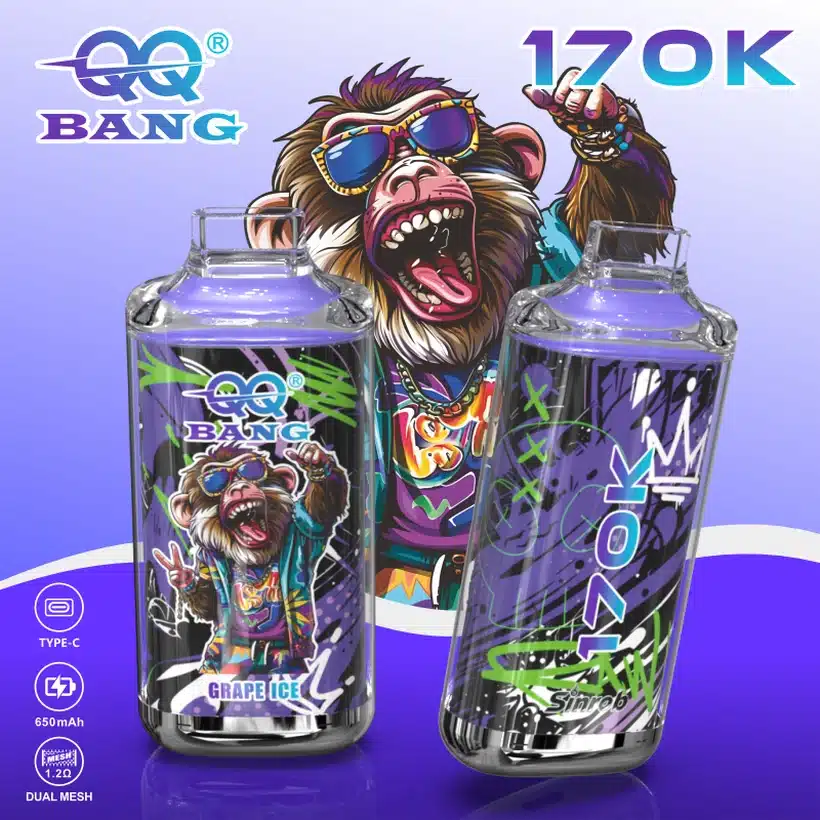 QQ Bang 170K Zaciągnięć Crystal Jednorazowy Vape Hurtowa Sprzedaż Niska Cena Darmowa Wysyłka 6 QQ Bang 170K Zaciągnięć Crystal Jednorazowy Vape Hurtowa Sprzedaż Niska Cena Darmowa Wysyłka