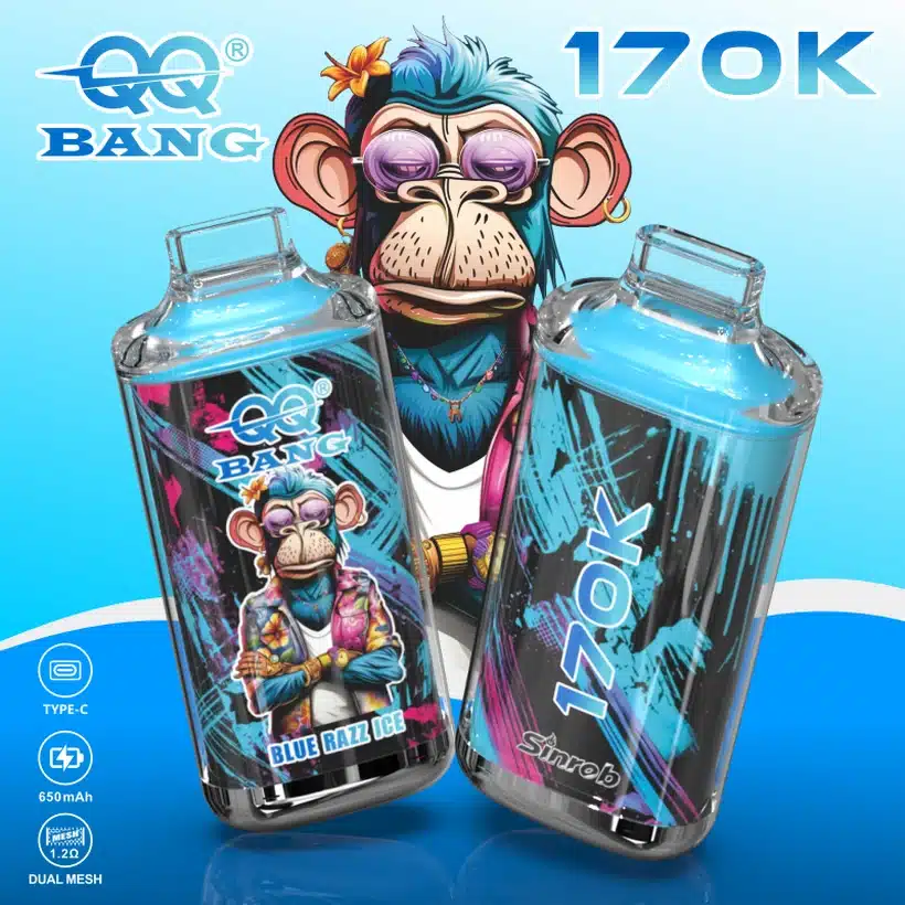 QQ Bang 170K Zaciągnięć Crystal Jednorazowy Vape Hurtowa Sprzedaż Niska Cena Darmowa Wysyłka 5 QQ Bang 170K Zaciągnięć Crystal Jednorazowy Vape Hurtowa Sprzedaż Niska Cena Darmowa Wysyłka