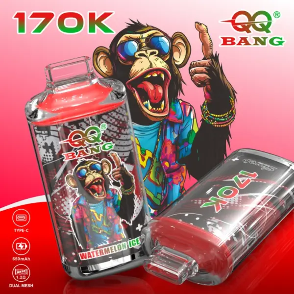 QQ Bang 170K Zaciągnięć Crystal Jednorazowy Vape Hurtowa Sprzedaż Niska Cena Darmowa Wysyłka 10 QQ Bang 170K Zaciągnięć Crystal Jednorazowy Vape Hurtowa Sprzedaż Niska Cena Darmowa Wysyłka