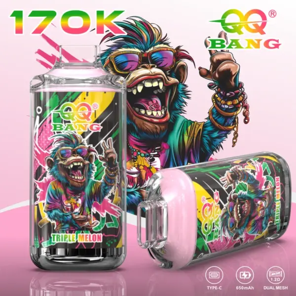 QQ Bang 170K Zaciągnięć Crystal Jednorazowy Vape Hurtowa Sprzedaż Niska Cena Darmowa Wysyłka 15 QQ Bang 170K Zaciągnięć Crystal Jednorazowy Vape Hurtowa Sprzedaż Niska Cena Darmowa Wysyłka