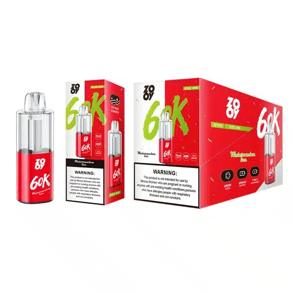 Alternative view of ZOOY 60K Zaciągnięć Crystal Jednorazowy Vape Magazyn UE Darmowa Wysyłka