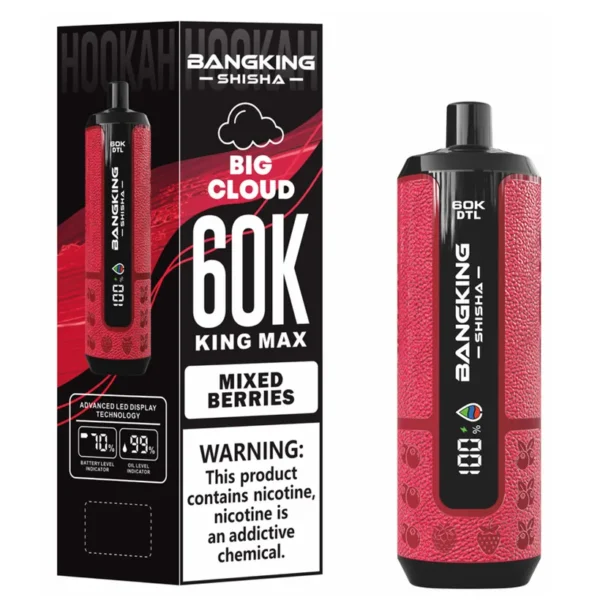 Bang King 60k Zaciągnięć 60000 Puffs Shisha Jednorazowy E-papieros Vape Kupić 15 Bang King 60k Zaciągnięć 60000 Puffs Shisha