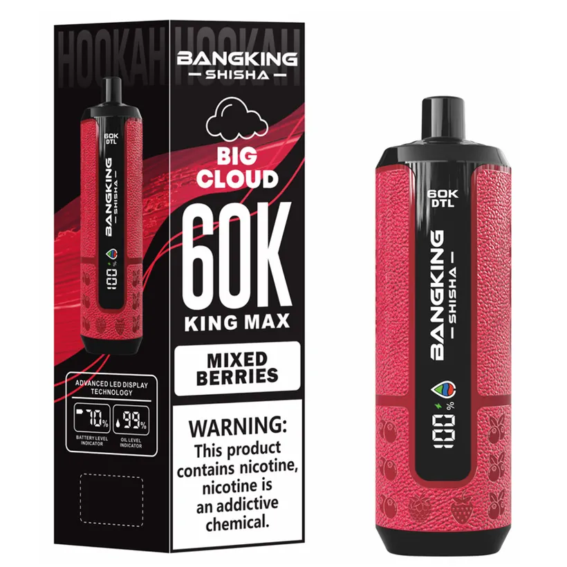 Bang King 60k Zaciągnięć 60000 Puffs Shisha Jednorazowy E-papieros Vape Kupić 8 Bang King 60k Zaciągnięć 60000 Puffs Shisha