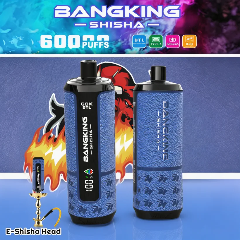 Bang King 60k Zaciągnięć 60000 Puffs Shisha Jednorazowy E-papieros Vape Kupić 6 Bang King 60k Zaciągnięć 60000 Puffs Shisha