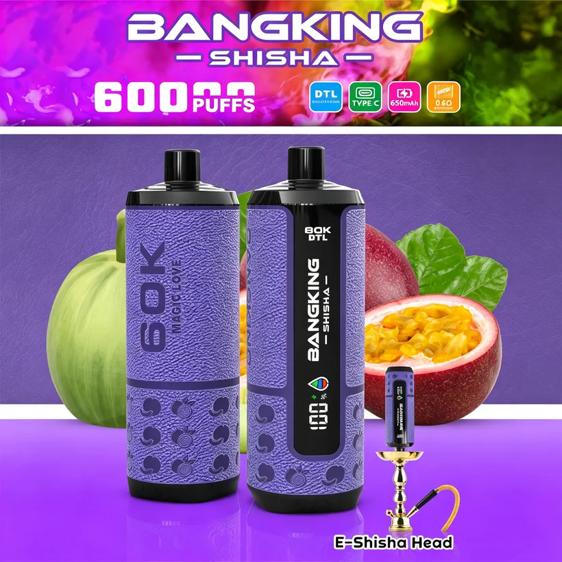 Bang King 60k Zaciągnięć 60000 Puffs Shisha Jednorazowy E-papieros Vape Kupić 4 Bang King 60k Zaciągnięć 60000 Puffs Shisha