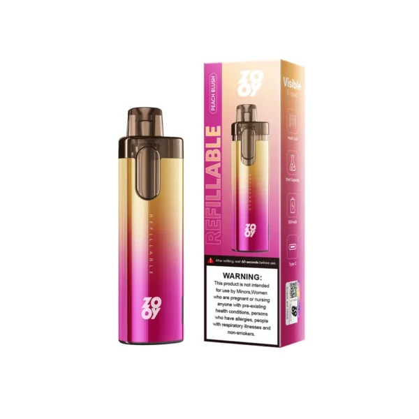ZOOY Pusty wielokrotnego napełniania pod ładowalny widoczny zbiornik na płyn do vape hurt fabryka oryginalna hurt online 13 ZOOY Refillable Pod