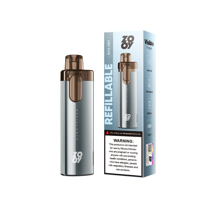 ZOOY Pusty wielokrotnego napełniania pod ładowalny widoczny zbiornik na płyn do vape hurt fabryka oryginalna hurt online 3 ZOOY Refillable Pod