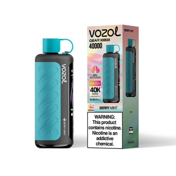 Vozol Gear Hookah 40000 40K Zaciągnięć Zakup Hurtowy DTL Tryb Podwójny Ładowalny Jednorazowy Vape Magazyn Europa 14 Vozol Gear Hookah 40000 Puffs