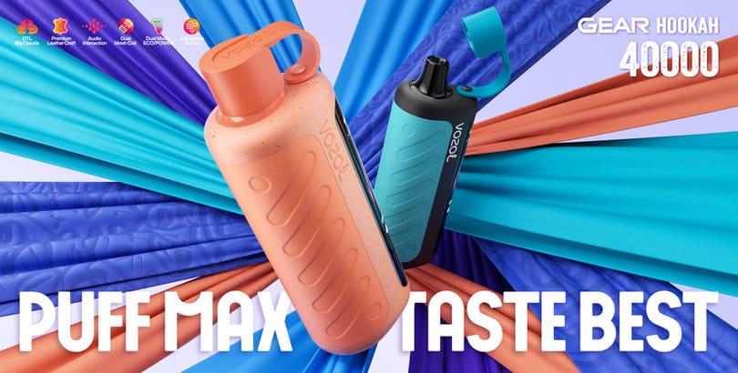 Vozol Gear Hookah 40000 40K Zaciągnięć Zakup Hurtowy DTL Tryb Podwójny Ładowalny Jednorazowy Vape Magazyn Europa 17 Vozol Gear Hookah 40000 Puffs