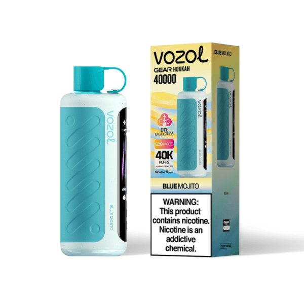 Vozol Gear Hookah 40000 40K Zaciągnięć Zakup Hurtowy DTL Tryb Podwójny Ładowalny Jednorazowy Vape Magazyn Europa 11 Vozol Gear Hookah 40000 Puffs