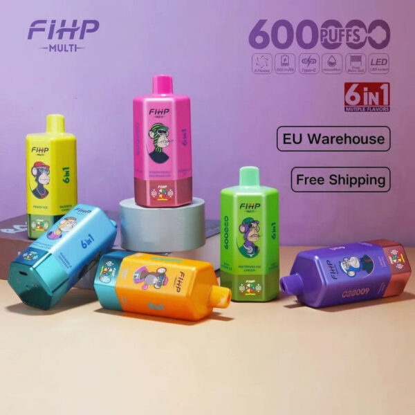 FIHP 600K MULTI 600000 Zaciągnięć Vape
